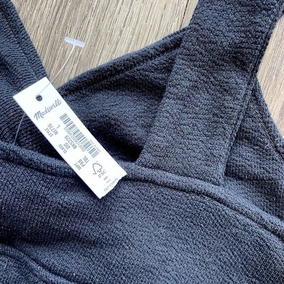 Madewell size L New with Tags Cropped Tank Top Bralette - Picture 3 of 10